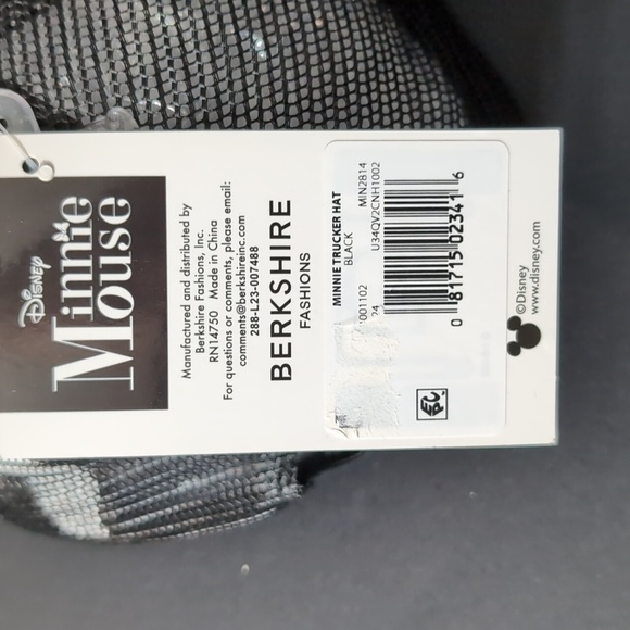 NWT,Disney Minnie Mouse ,Berkshire Fashions Girls Black/Red Snapback Hat. - Picture 4 of 8